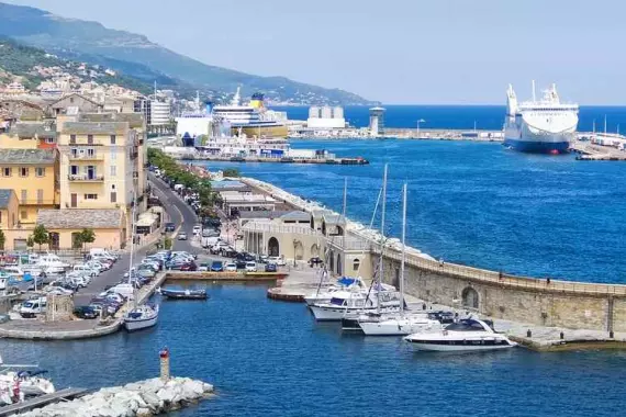 Bastia, Corse : le port