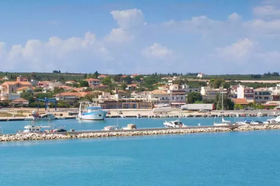 Patras, Grèce : vue du bord de mer