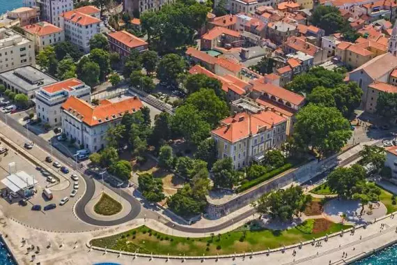 Zadar, Croatie: vue panoramique