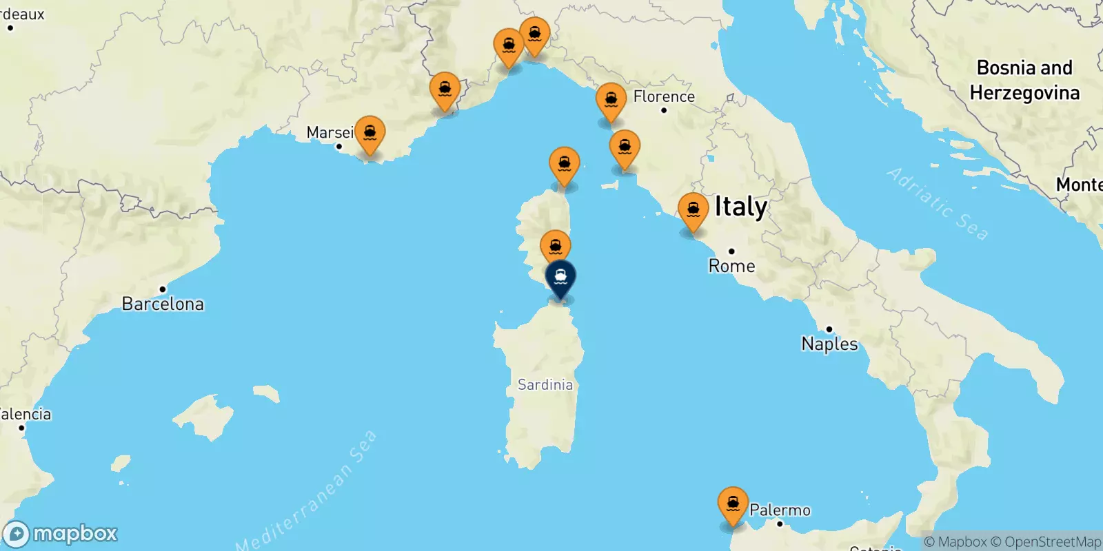 Ferry pour Golfo Aranci