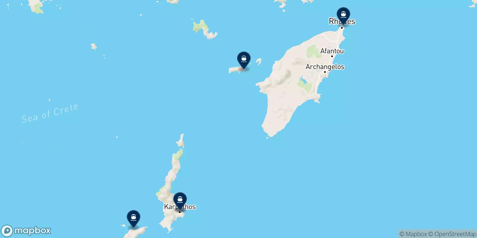 Ferry de Diafani (Karpathos) pour Îles Du Dodécanèse