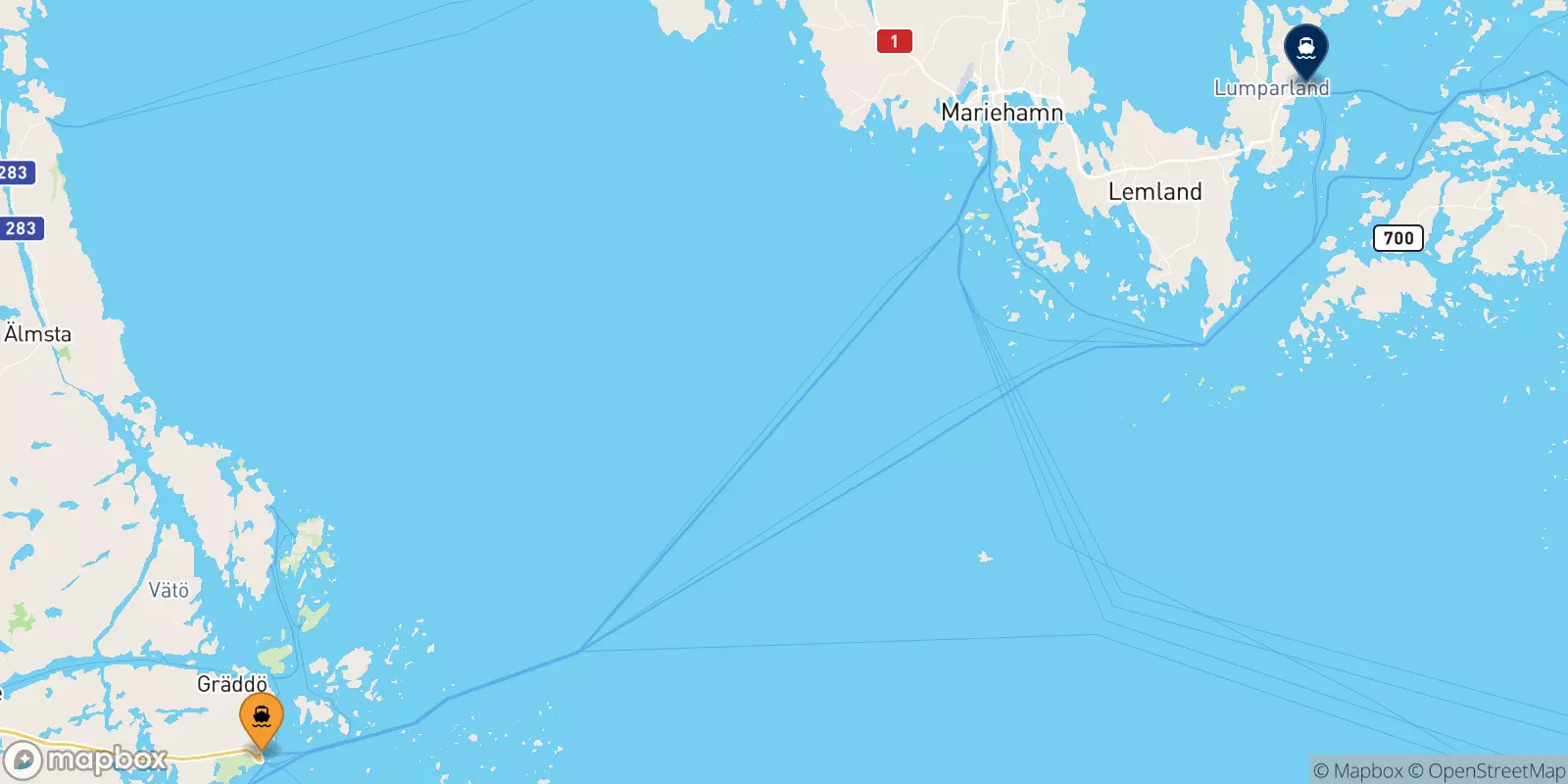 Ferry de Kapellskär pour Långnäs