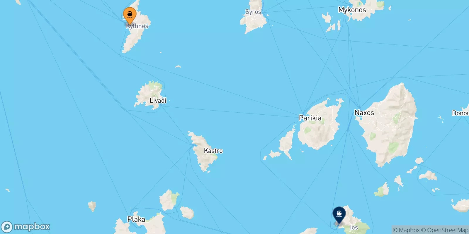 Ferry de Kythnos pour Ios