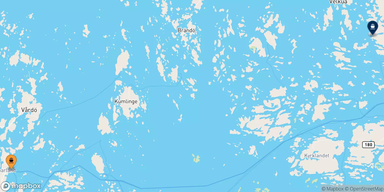 Ferry de Långnäs pour Naantali