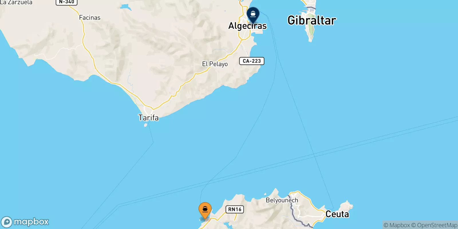 Ferry du Maroc pour Algésiras