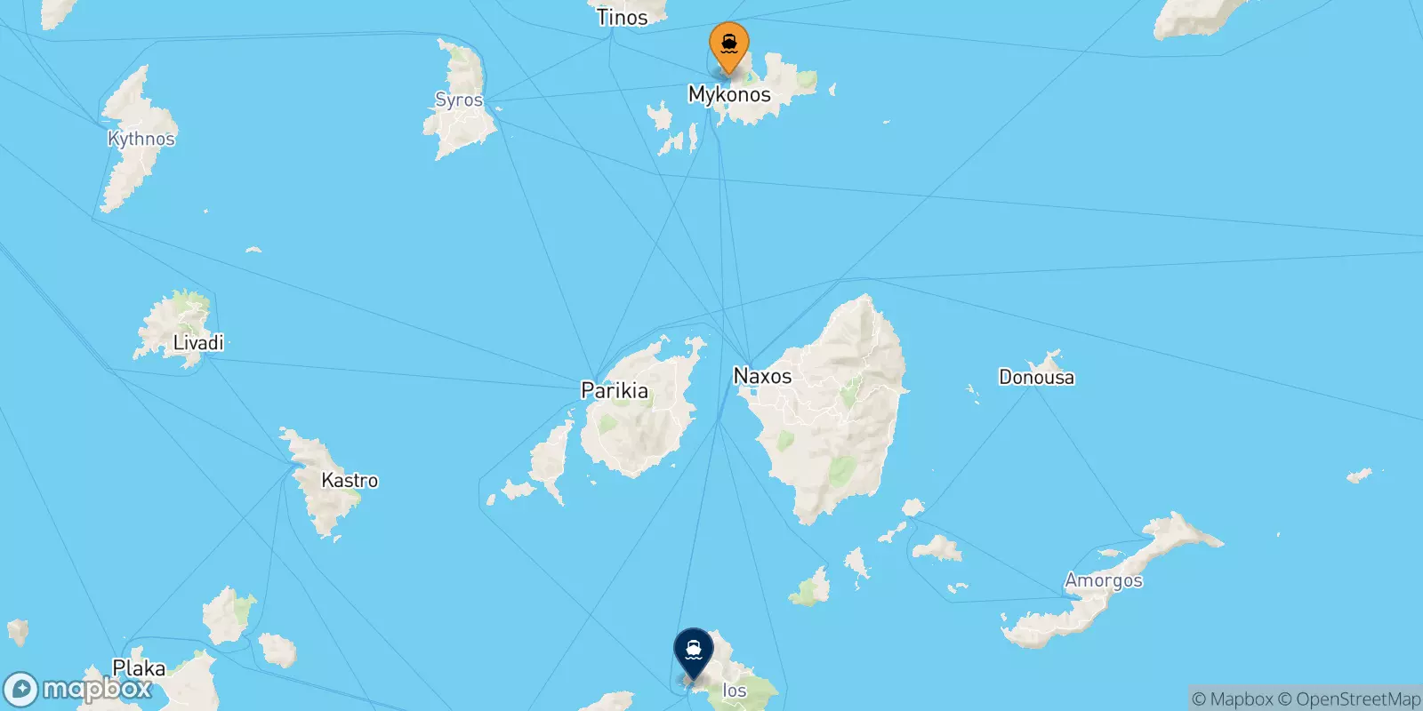 Ferry de Mykonos pour Ios