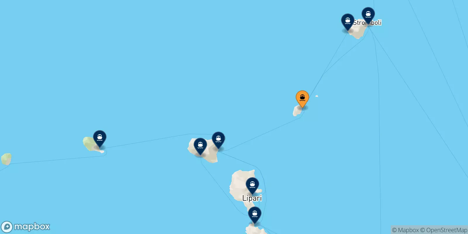 Ferry de Panarea pour les Îles Éoliennes