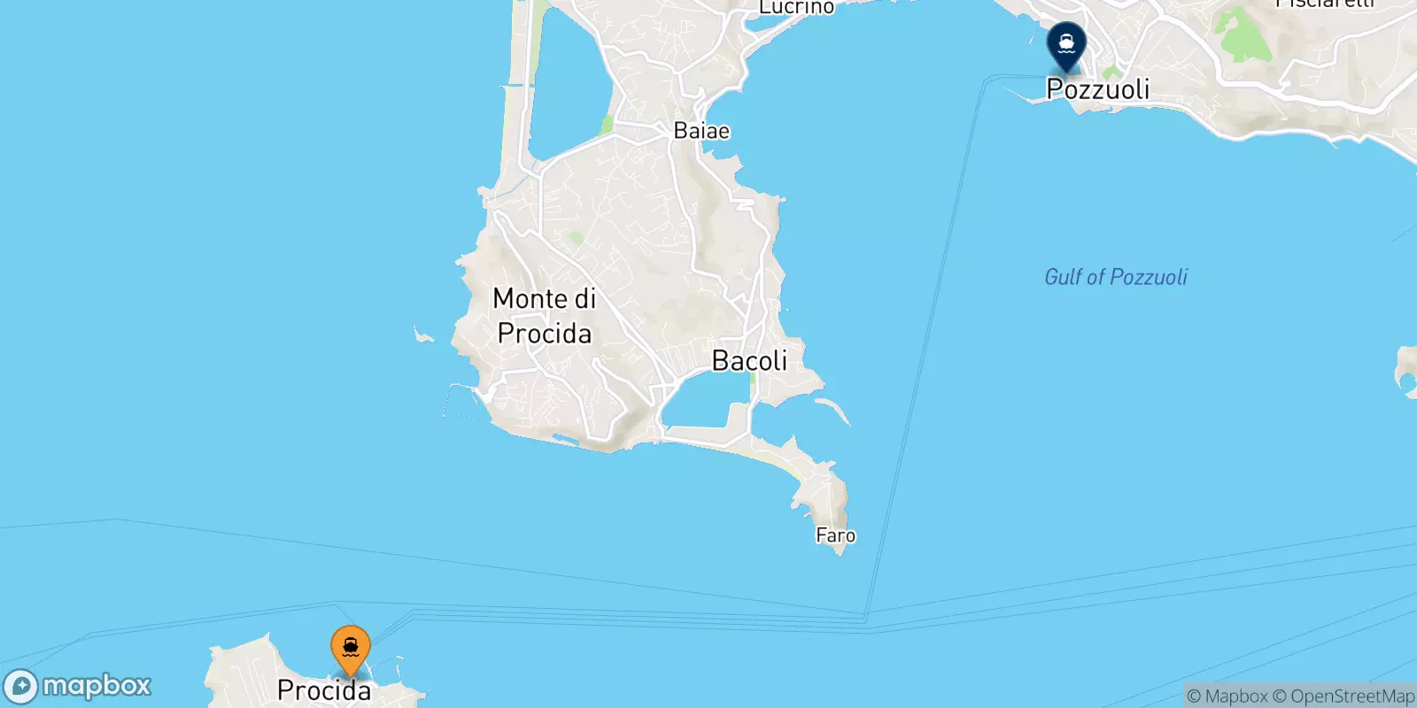 Ferry de Procida pour Casamicciola (Ischia)