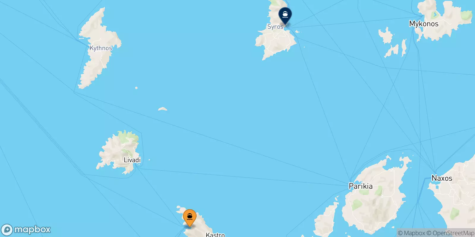 Ferry de Sifnos pour Syros