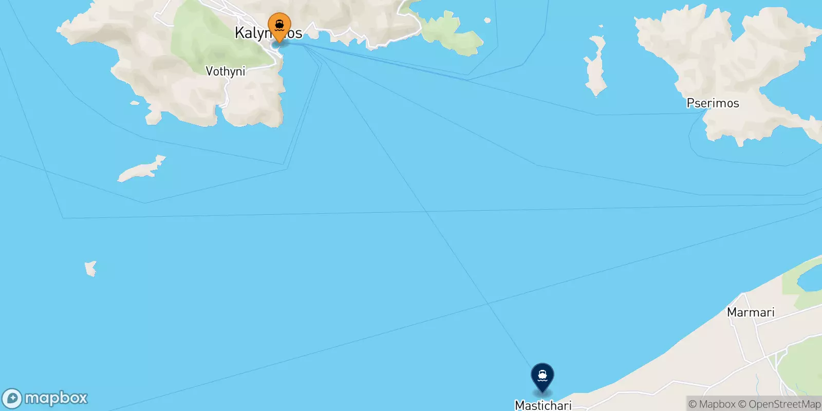 Ferry de Kalymnos pour Pserimos