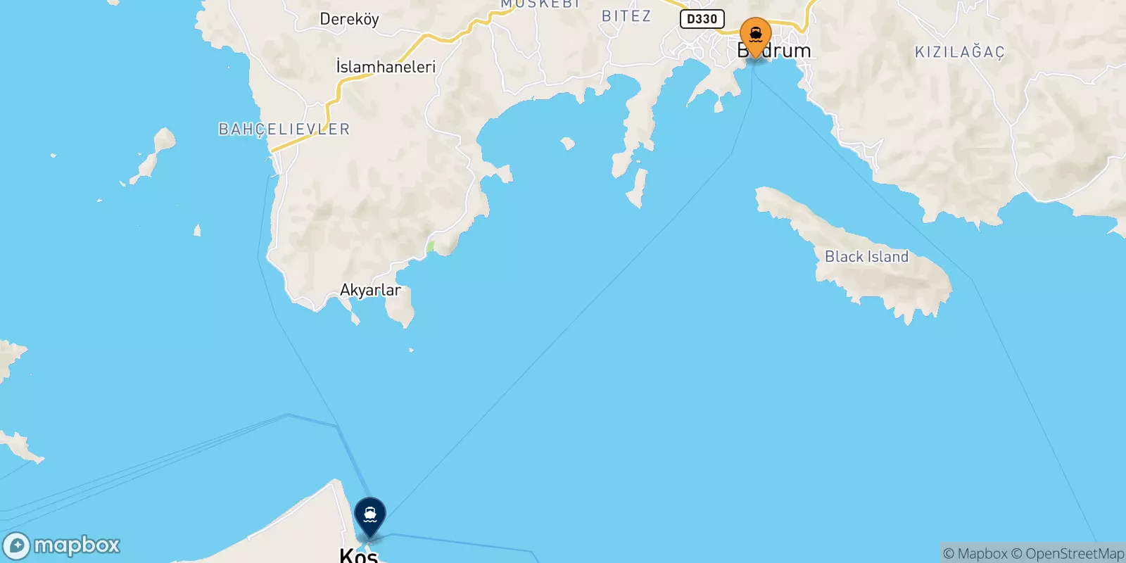 Ferry de Turgutreis pour Kos