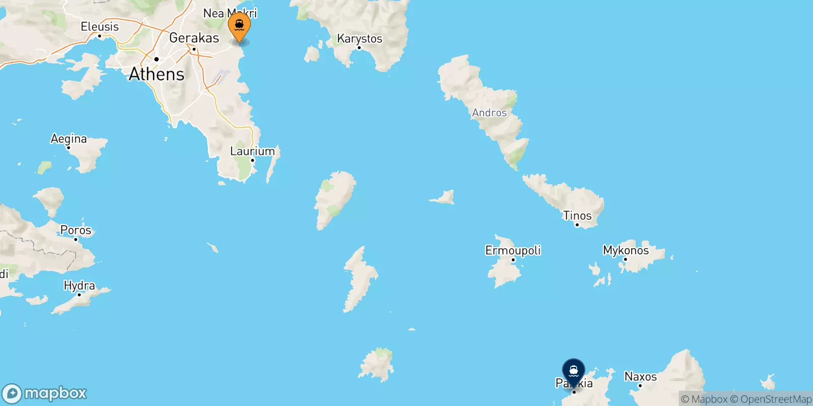 Ferry de Rafina pour Paros