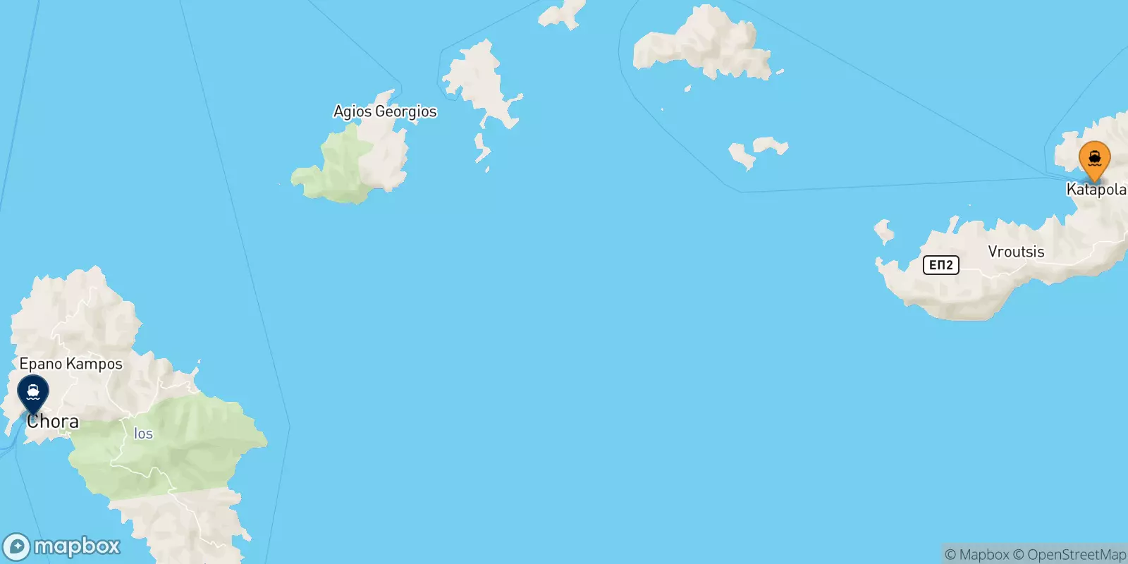 Ferry de Katapola (Amorgos) pour Ios