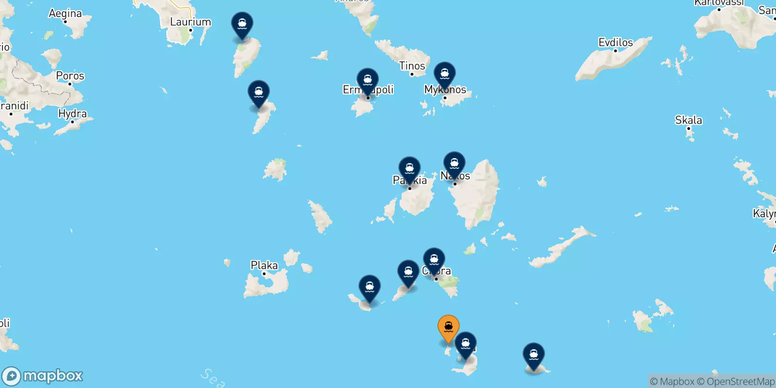 Ferry de Thirassia pour Îles Des Cyclades