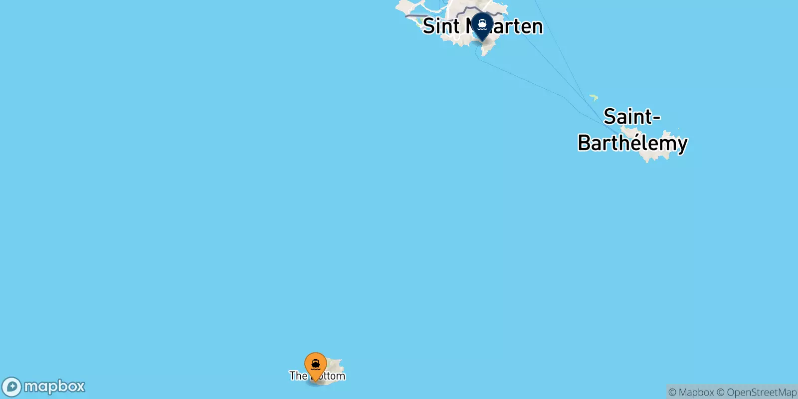 Ferry de Saba pour Antilles Néerlandaises