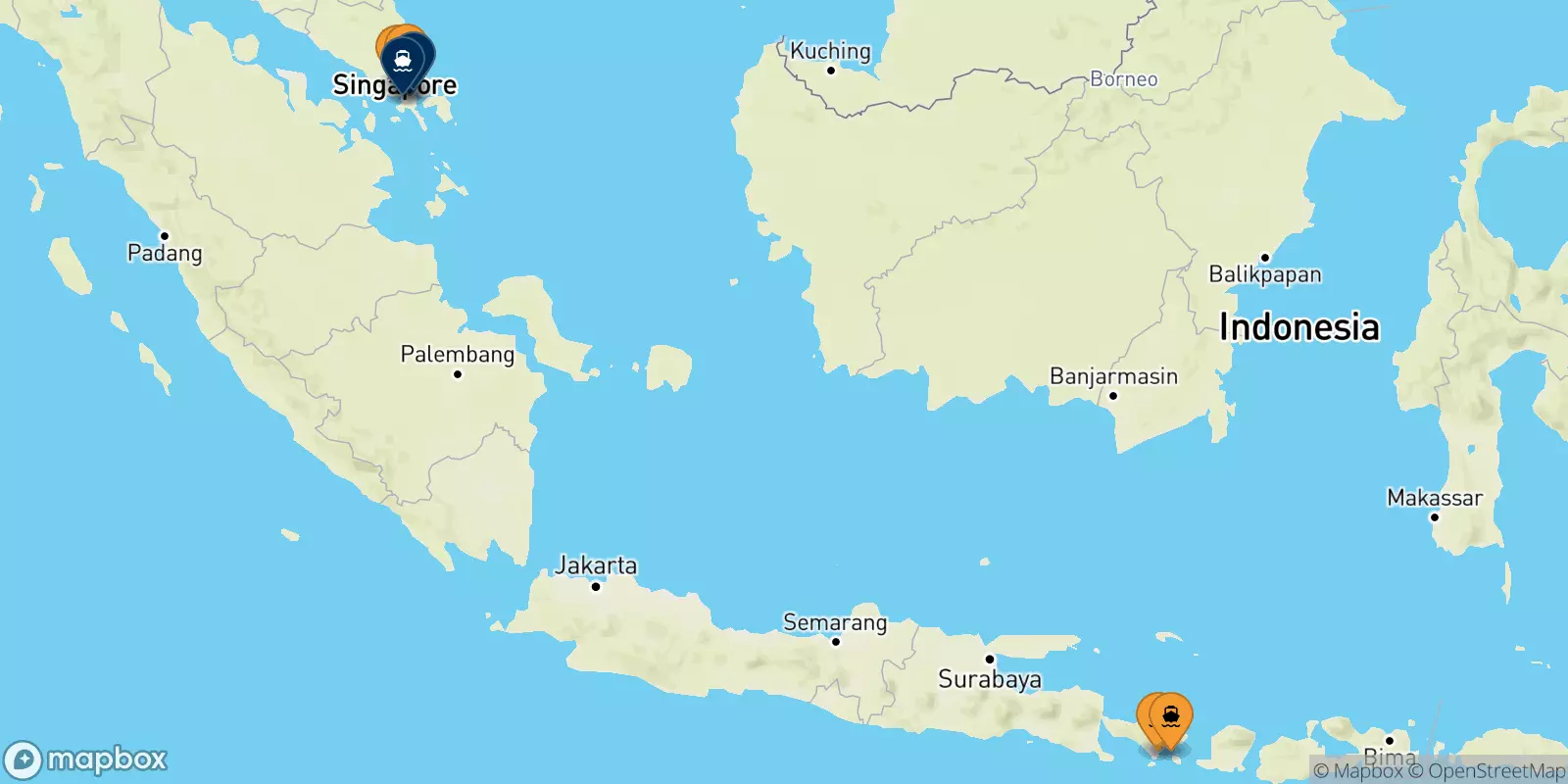 Ferry per le Indonésie
