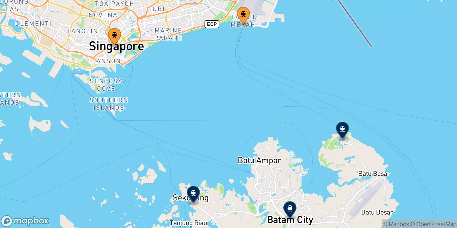 Ferry per il Batam