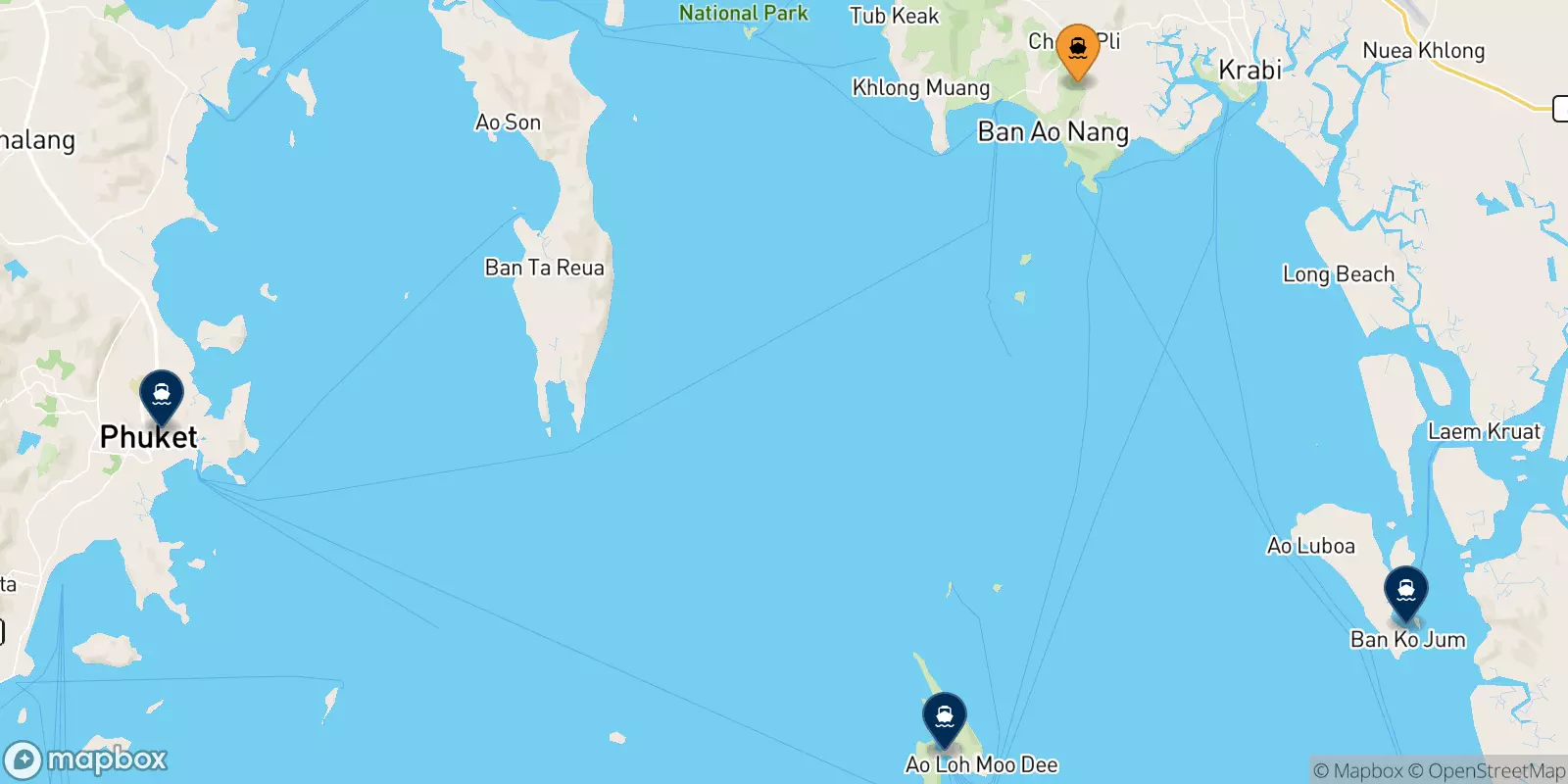 Ferry de Ao Nang (Nopparat Thara Pier)