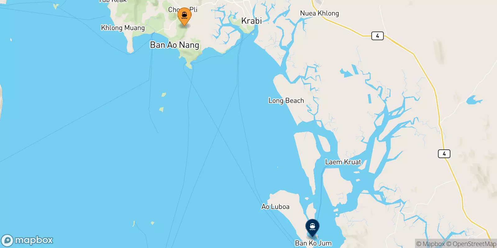 Ferry pour Koh Jum
