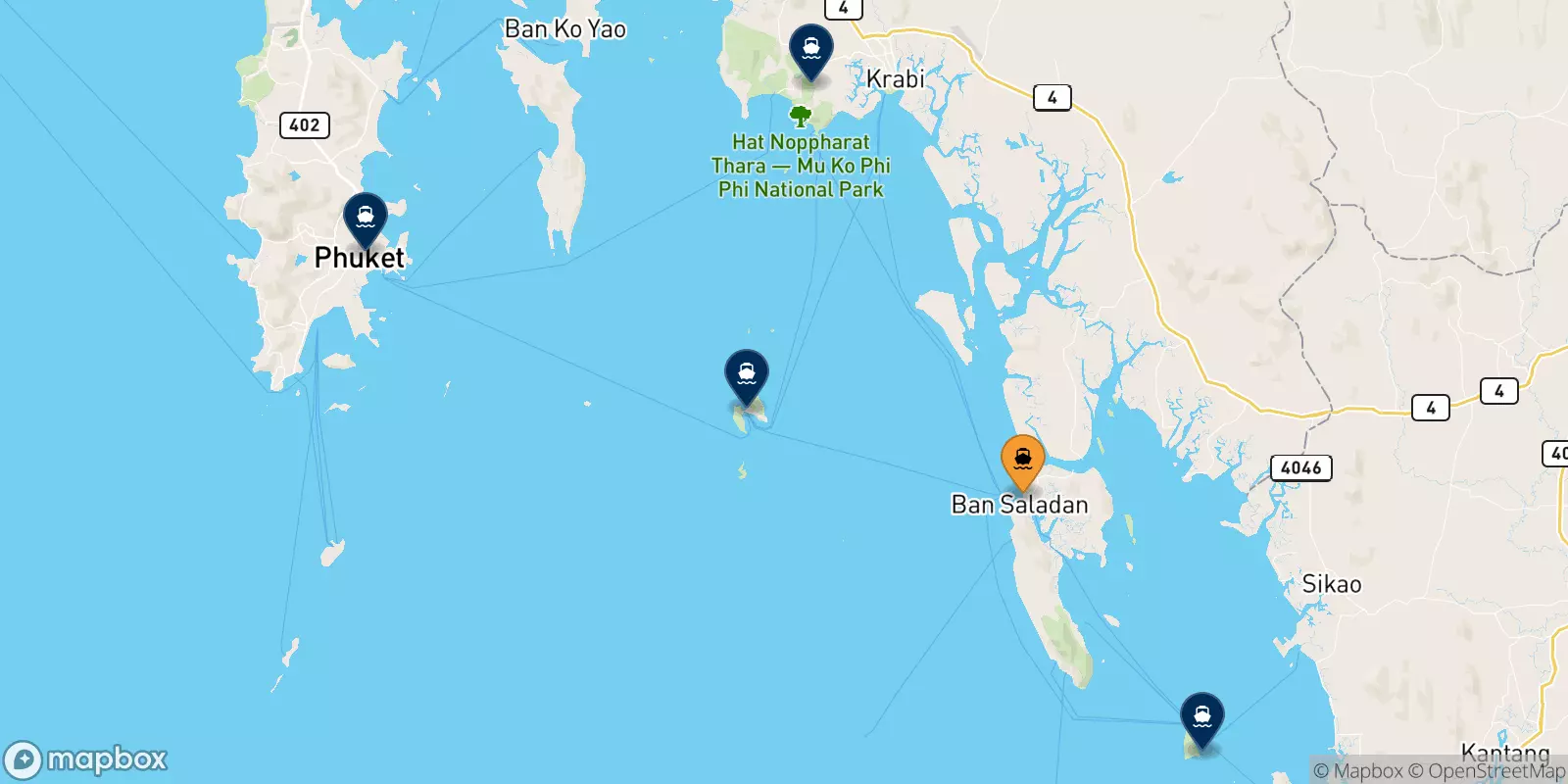 Ferry de Koh Lanta (Saladan Pier)