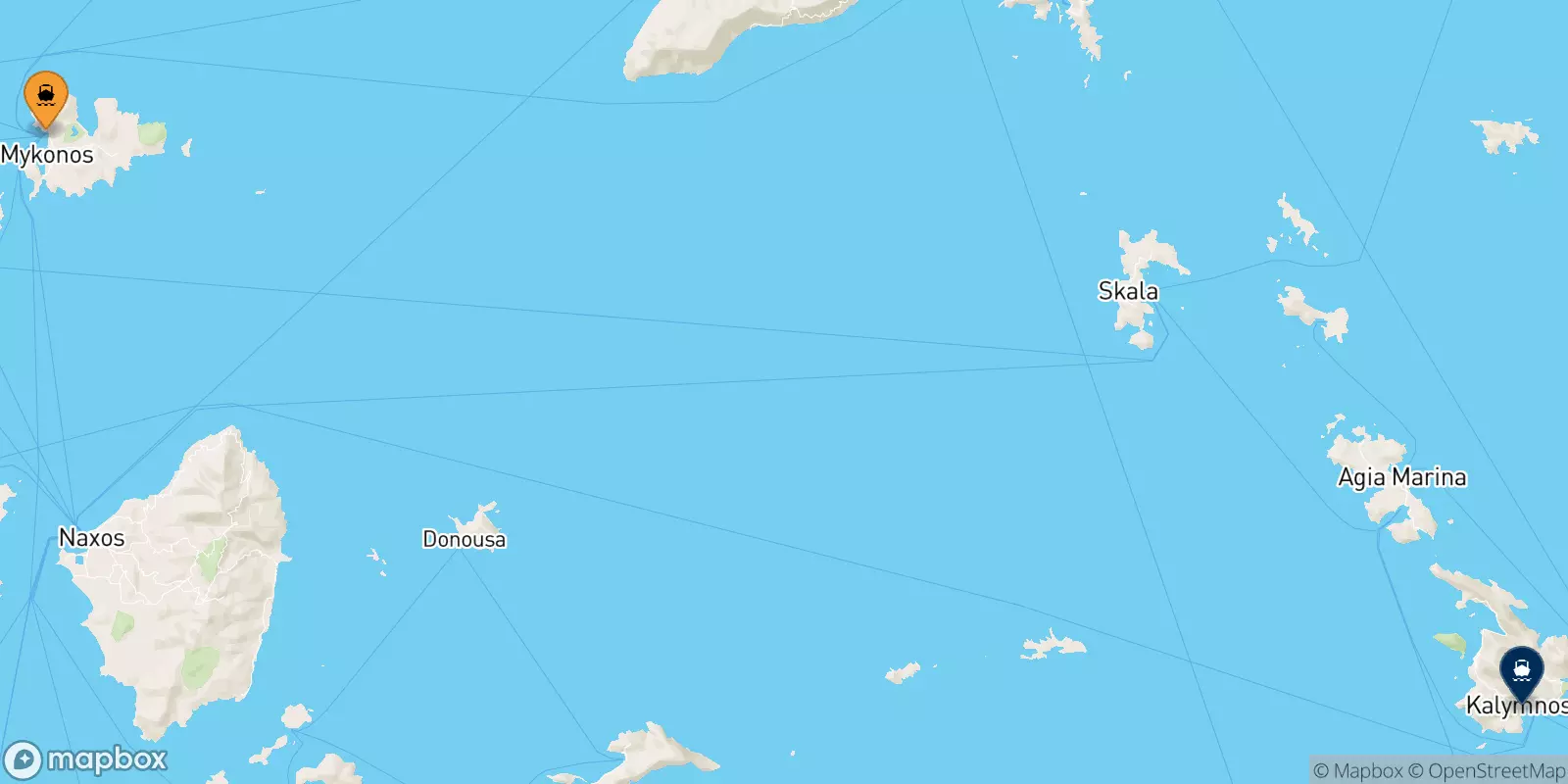 Ferry de Mykonos pour Kalymnos