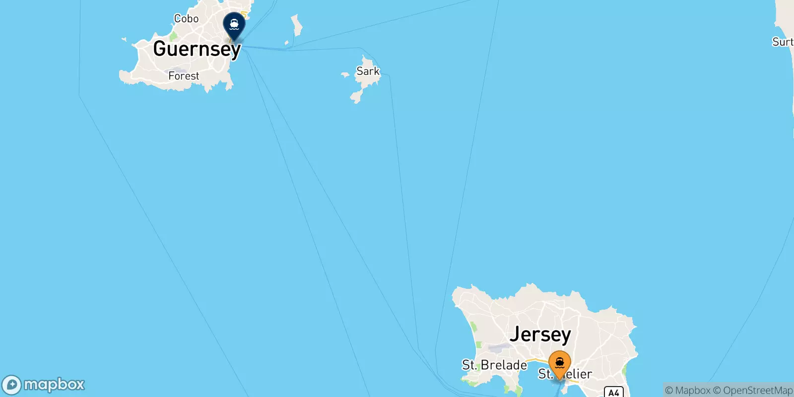 Ferry du Royaume-uni pour Guernesey