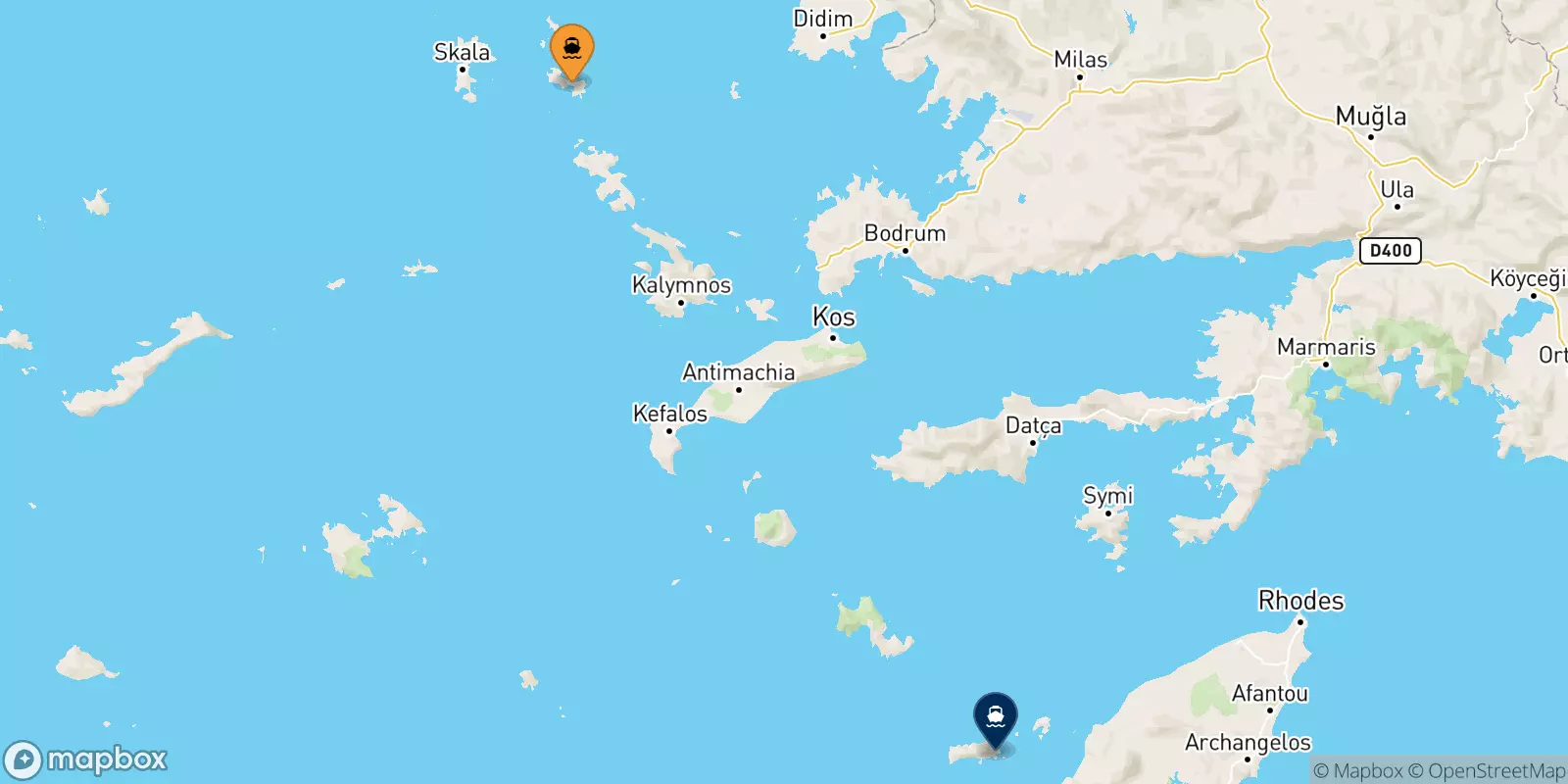 Ferry de Lipsi pour Chàlki